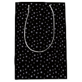 Sac Cadeau Moyen Rhinestones en noir (Devant)