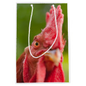 Sac Cadeau Moyen Rhode Island Red Rooster (Devant)