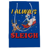 Sac Cadeau Moyen Rick et Morty | I Always Sleigh (Devant)
