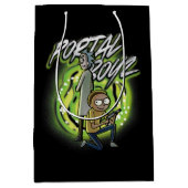 Sac Cadeau Moyen Rick et Morty - Portal Boyz (Devant)