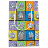 Sac Cadeau Moyen RICK ET MORTY™ | Rick's Moods (Devant)