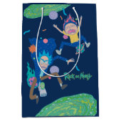 Sac Cadeau Moyen RICK ET MORTY™ | Saut de portail infecté (Devant)