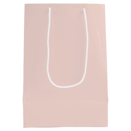 Sac Cadeau Moyen Robe Mariage rose vif Diamants blancs (Dos)