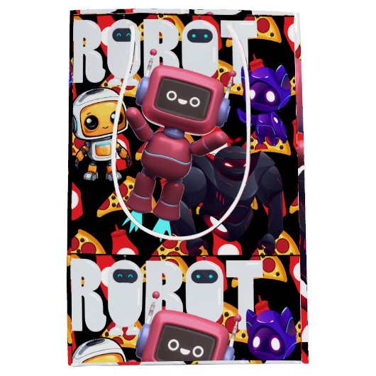 SAC CADEAU MOYEN ROBOT (Devant)