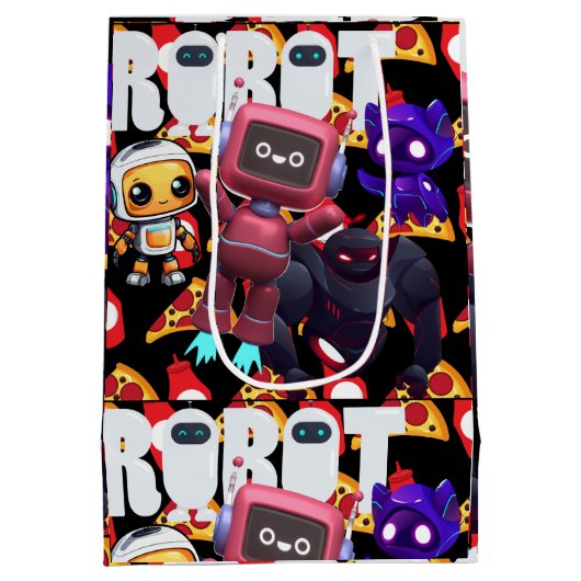 SAC CADEAU MOYEN ROBOT (Dos)