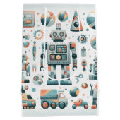 Sac Cadeau Moyen Robots (Dos)