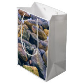 Sac Cadeau Moyen Rochers colorés (Dos Angle)