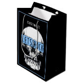 Sac Cadeau Moyen Rock Skull (Devant Angle)