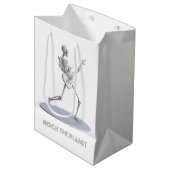 Sac Cadeau Moyen Rock The Planet (Devant Angle)