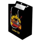 Sac Cadeau Moyen Roi du Grill (Devant Angle)