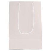 Sac Cadeau Moyen Romantic Blush Roses Feathers Heart Wedding (Dos)