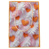 Sac Cadeau Moyen Romantic Heart Pattern Gift Bag (Devant)