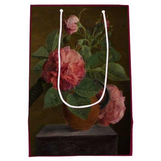 Sac Cadeau Moyen Romantic Old English Roses (Dos)