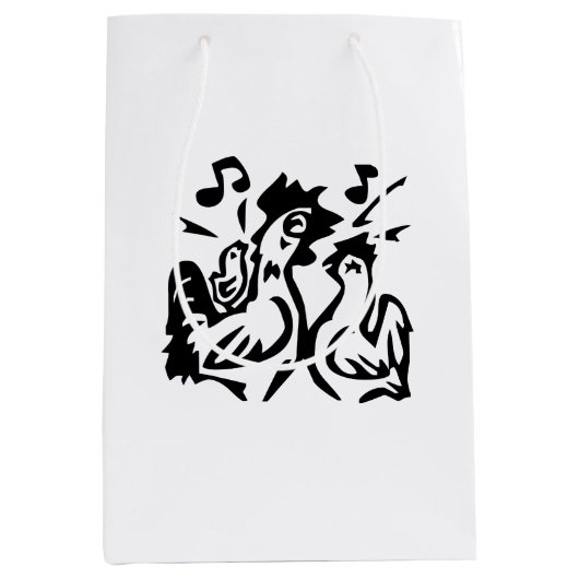Sac Cadeau Moyen Rooster (Devant)