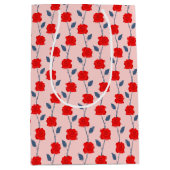 Sac Cadeau Moyen Rose (Devant)