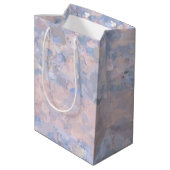 Sac Cadeau Moyen Rose clair et bleu (Dos Angle)