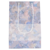 Sac Cadeau Moyen Rose clair et bleu (Dos)