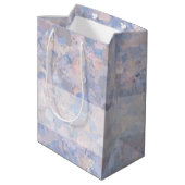 Sac Cadeau Moyen Rose clair et bleu (Dos Angle)