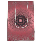 Sac Cadeau Moyen rose et gris, (Dos)