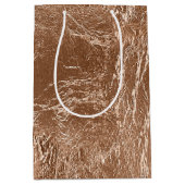 Sac Cadeau Moyen Rose Gold Chic Glamour  (Devant)