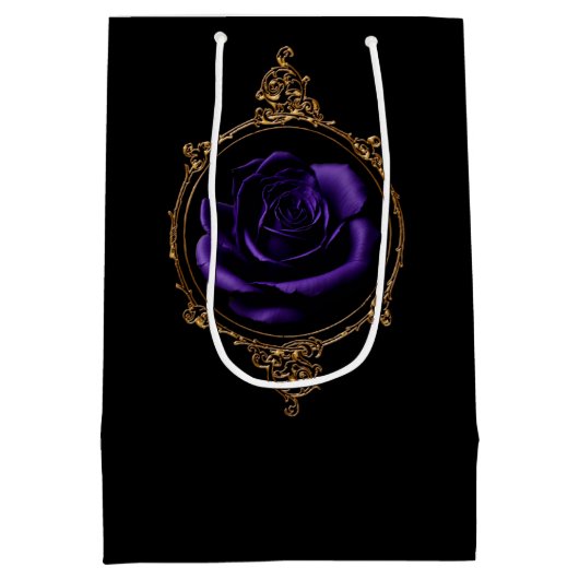 Sac Cadeau Moyen Rose Goth Purple (Dos)