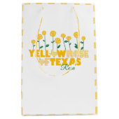 Sac Cadeau Moyen Rose jaune du Texas - Jardin Rose (Devant)