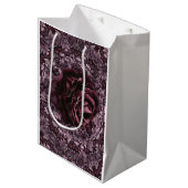 Sac Cadeau Moyen Rose Mandala (Devant Angle)