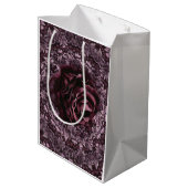 Sac Cadeau Moyen Rose Mandala (Dos Angle)