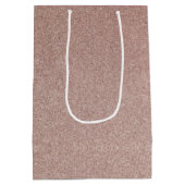 Sac Cadeau Moyen Rose Parties scintillant or Metallic Joli Fille Sp (Dos)