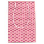 Sac Cadeau Moyen Rose Piggy (Devant)