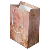 Sac Cadeau Moyen Rose rousse (Dos Angle)