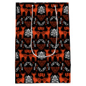 Sac Cadeau Moyen Rosemaling Norwegian Folk Art (Dos)