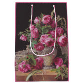 Sac Cadeau Moyen Roses roses (par Ferdinand Georg Waldmüller) (Dos)