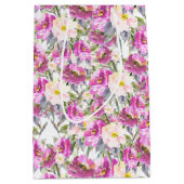 Sac Cadeau Moyen Roses roses roses florales (Devant)