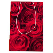 Sac Cadeau Moyen Roses rouge-foncé (Dos)
