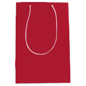 Sac Cadeau Moyen rouge cardinal uni (Devant)