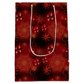 Sac Cadeau Moyen Rouge de fête (Dos)