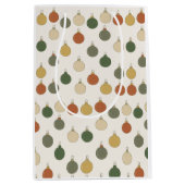 Sac Cadeau Moyen Round Baubles Pattern			 (Devant)