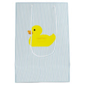 Sac Cadeau Moyen Rubber Canard Bleu Bande (Dos)