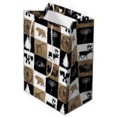 Sac Cadeau Moyen Rustic Camping Extérieur Aventure (Dos Angle)