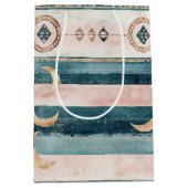 Sac Cadeau Moyen Rustic Celestial Stripe Moon Sun Earthy (10) (Devant)