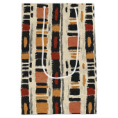 Sac Cadeau Moyen Rustic Mudcloth Geometric Pattern (3) (Dos)