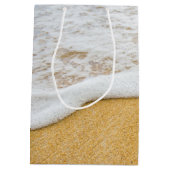 Sac Cadeau Moyen Sable n Surf Bienvenue Destination Mariage Papier  (Dos)