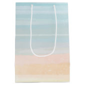 Sac Cadeau Moyen Sable Tropical Homme Avec Palm Tree Medium Cadeau  (Dos)