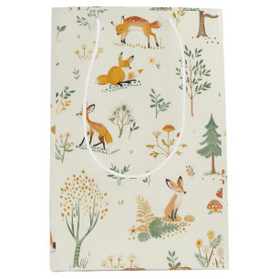 Sac Cadeau Moyen "Sac cadeau Foxy Woodland"