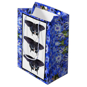Sac Cadeau Moyen Sac-cadeau Med 3 Black Swallowtails