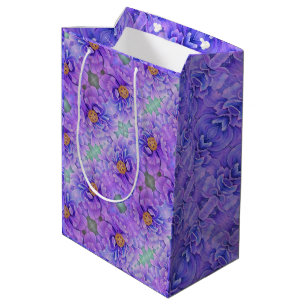 Sac Cadeau Moyen Sac-cadeau Med Lavender Peonies