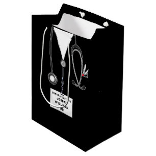 Sac Cadeau Moyen Sac-cadeau moyen pour les diplômés Médicale