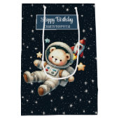 Sac Cadeau Moyen Sac-cadeau personnalisé avec conception astronaute (Dos)