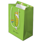 Sac Cadeau Moyen Sac-cadeau Unicorn Funny Corn (Dos Angle)